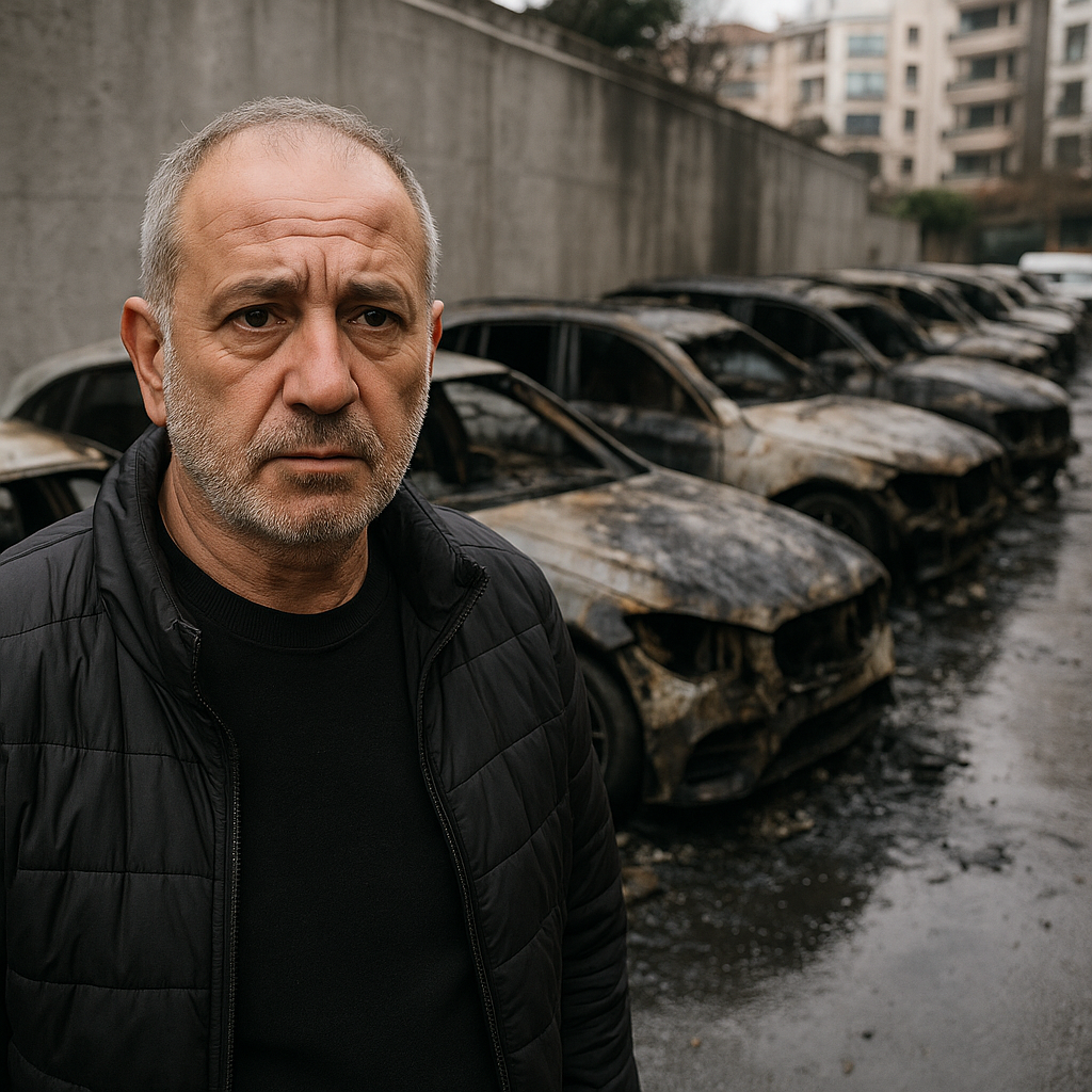 İstanbul’da 14 lüks aracı yakılan iş insanı konuştu: ABD numarasından arandım, kimseye verecek 1 liramız yok