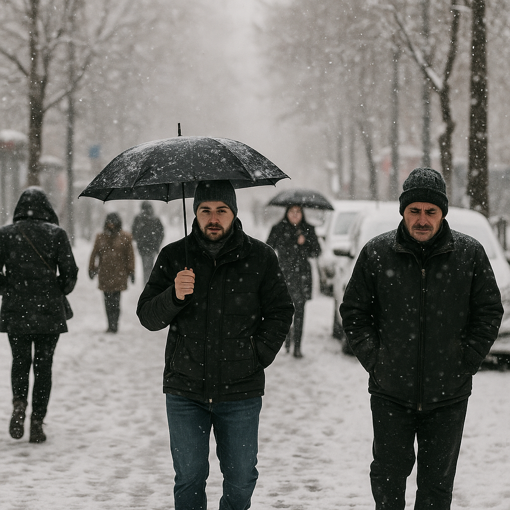 <div>Güne kar yağışı ile uyandılar: Birçok il beyaz örtüyle kaplandı! ‘Kış ‘gitmiyorum’ diye geri geldi’</div>